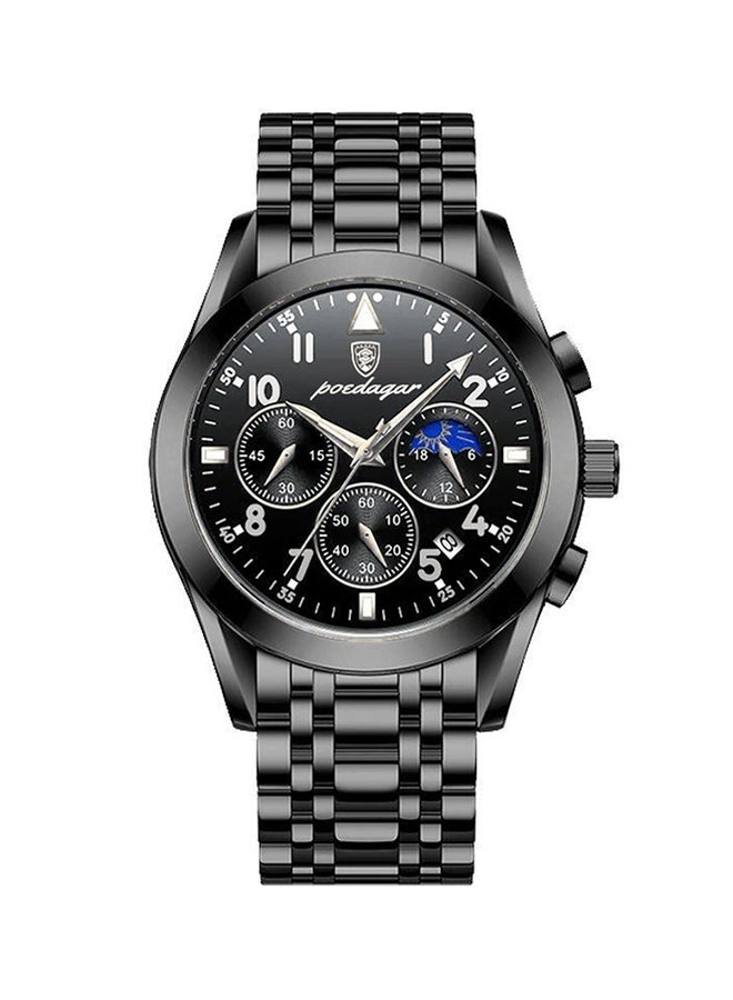 POEDAGAR Multifunction Luminous Watch For Man - 48163