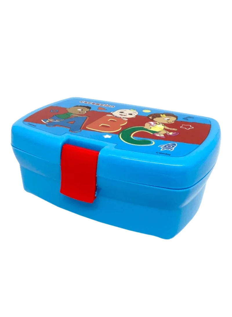 First Kid Cocomelon Sandwich Box with Inner Tray for Kids Blue and Red 630ml 112-11-023 - Image 1