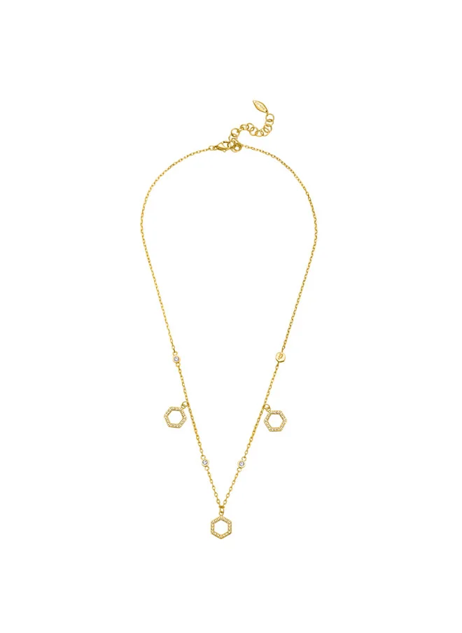بوليس Fluorescent Women’s Gold Plated Stainless Steel Necklace