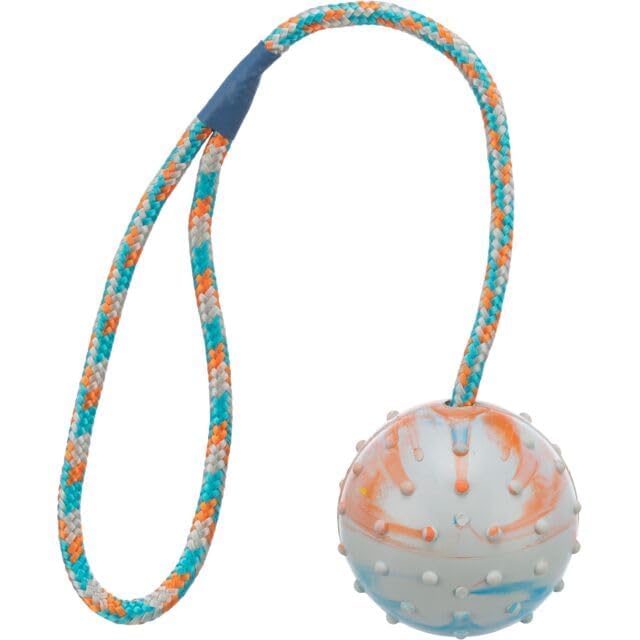 TRIXIE Natural Rubber Ball on a Rope Dog Toy - Image 5