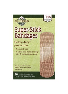 All Terrain All Terrain, Super-Stick Bandages, 20 Bandages  - Image 1