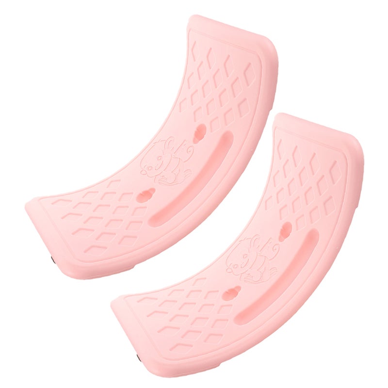 2pcs Kids Wobble Balance Boards - Indoor Seesaw for Toddlers, Training Equipment, Develops Balance and Coordination - Image 1