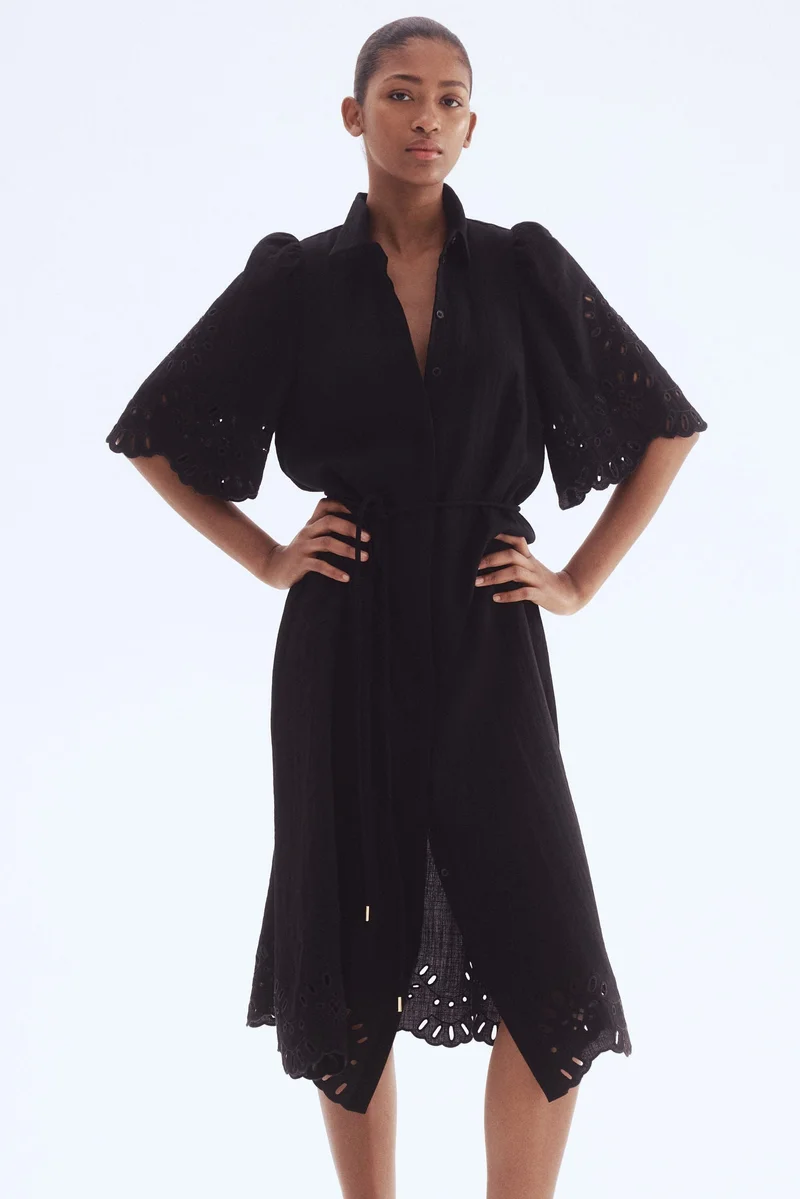H&M Broderie anglaise shirt dress