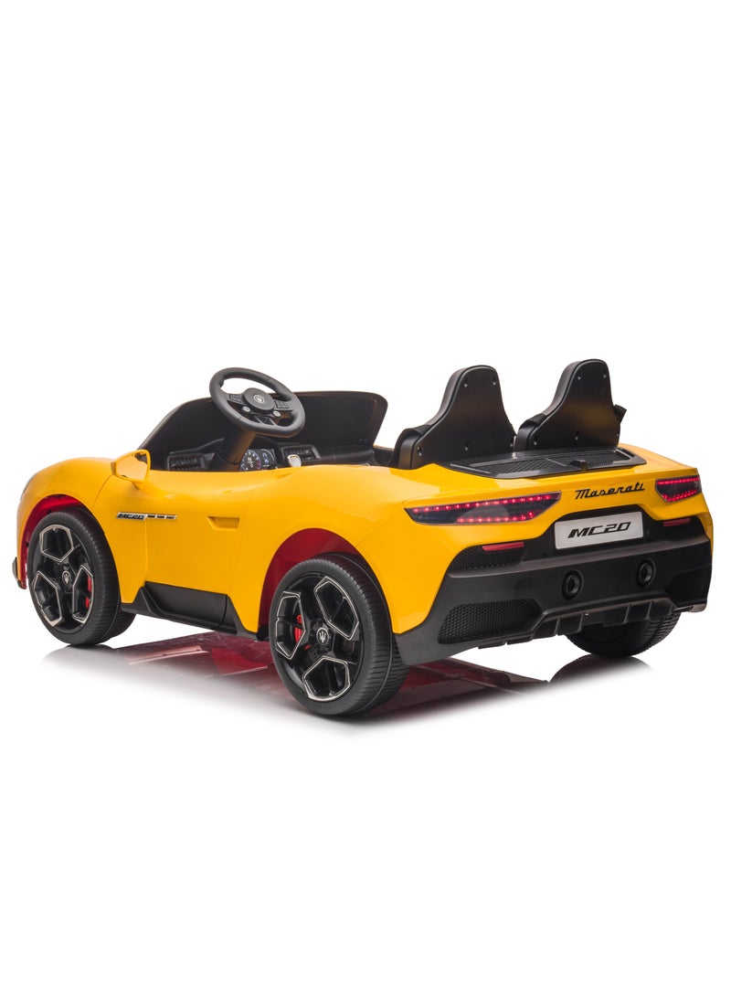 Lovely Baby Lovely Baby Power Riding Car for Kids LB 1699EL Battery-Operated Car with Remote Control, Music, LED Lights and More special features - Yellow  - Image 2