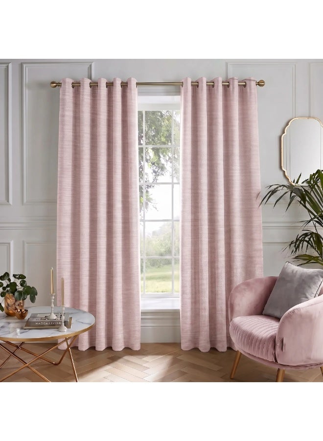 Amali Blackout Plain Curtains 274 cm x 127 cm - 2 Panels, 100% Polyester, Grommet Top, Thermal Insulated, Noise Reducing, Light Blocking - Image 1