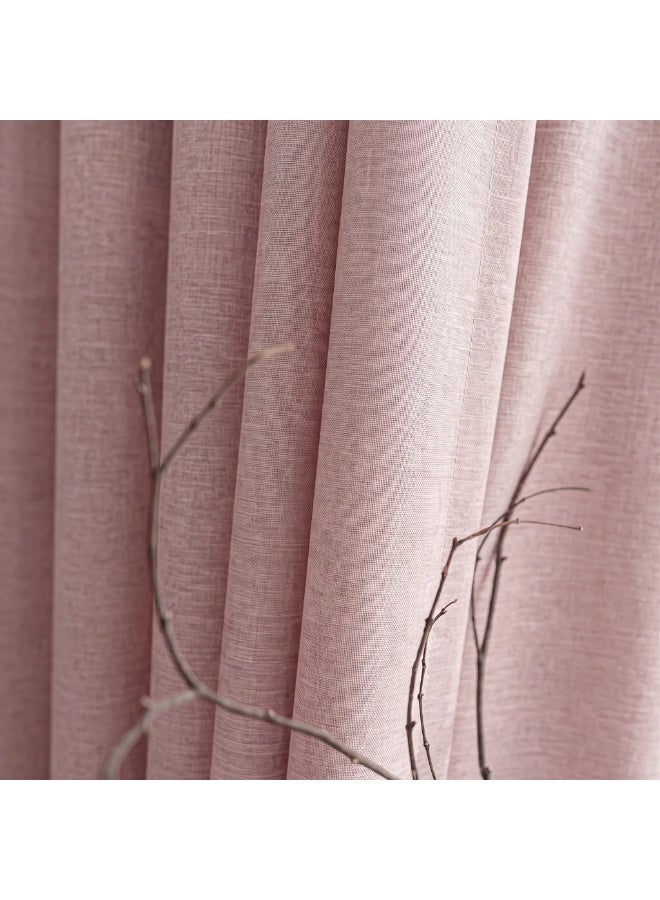 Amali Blackout Plain Curtains 274 cm x 127 cm - 2 Panels, 100% Polyester, Grommet Top, Thermal Insulated, Noise Reducing, Light Blocking - Image 3