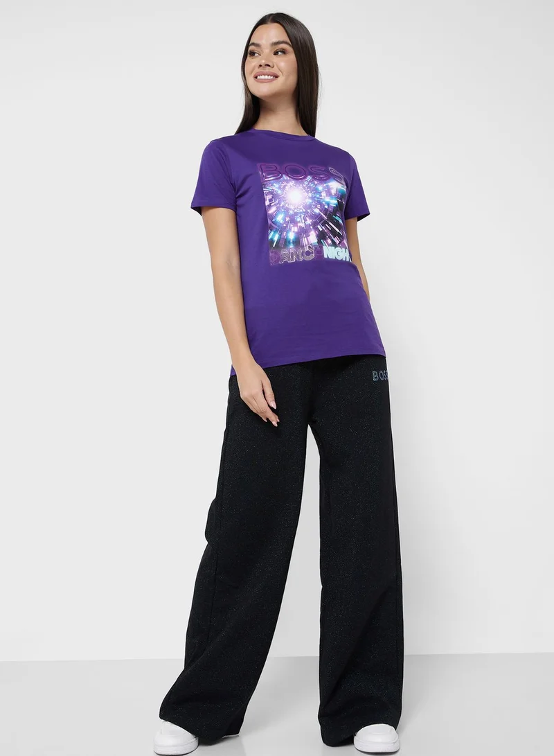 BOSS Crew Neck Graphic T-Shirt