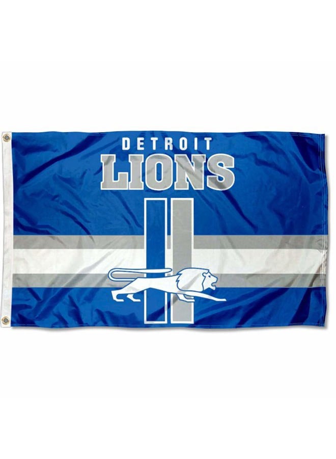 WinCraft Lions Throwback Vintage Retro 3x5 Banner Flag - Image 1