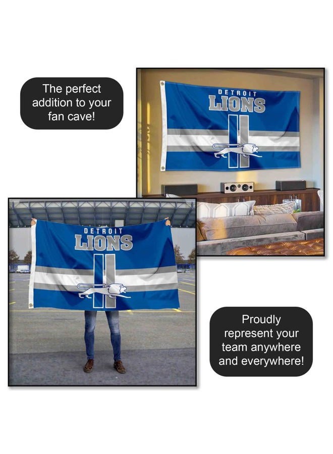 WinCraft Lions Throwback Vintage Retro 3x5 Banner Flag - Image 5