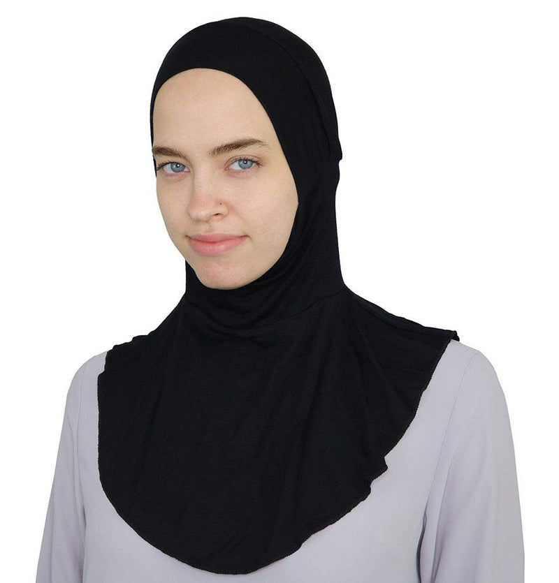 Modefa Ninja Hijab Bonnet Underscarf Cap (Black) - Image 1