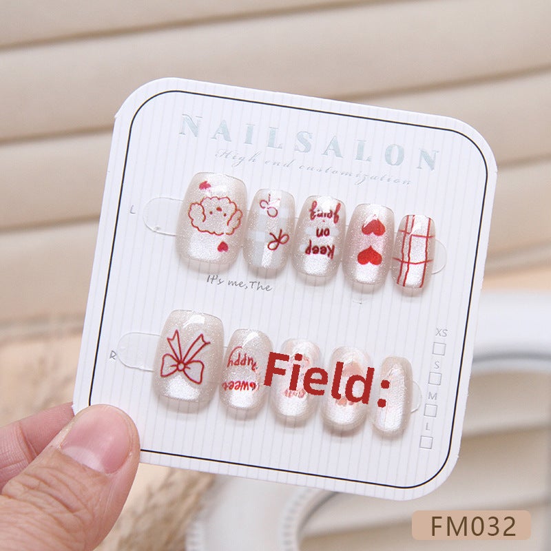 Generic Cute Removable Cat-Eye Nail Patch Set FM032-XS 