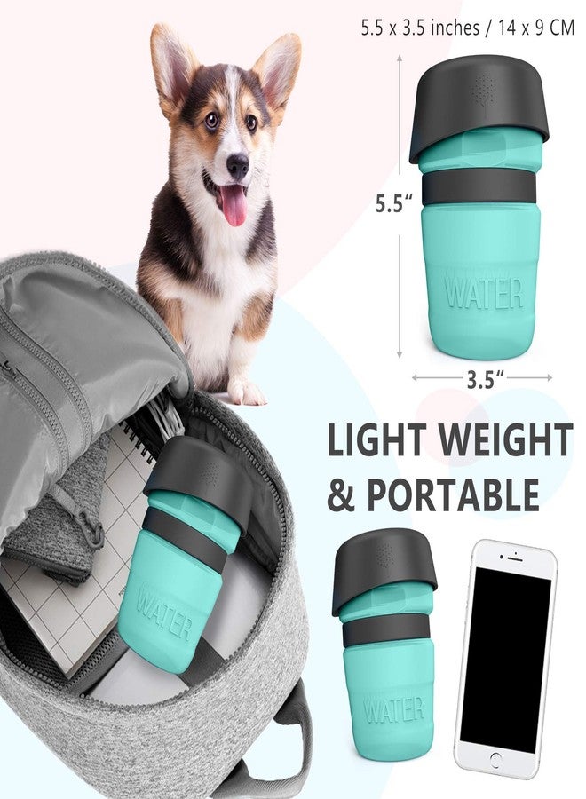 petnf Portable Dog Water Bottle,Upgraded 2 in 1 Pet Travel Water Bottle and Bowl,Leakproof Pet Drinking Bottle for Dog Cat Outdoor Travel Walking,Lightweight Large Capacity Pet Water Bottles 18oz BPA Free - Image 3
