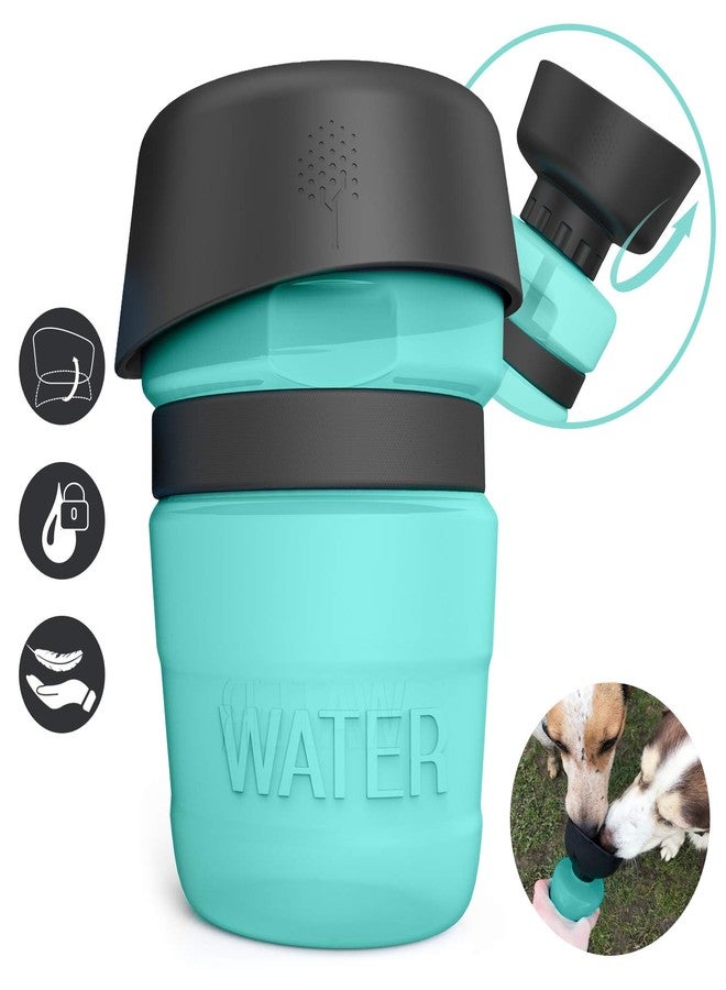 petnf Portable Dog Water Bottle,Upgraded 2 in 1 Pet Travel Water Bottle and Bowl,Leakproof Pet Drinking Bottle for Dog Cat Outdoor Travel Walking,Lightweight Large Capacity Pet Water Bottles 18oz BPA Free - Image 5