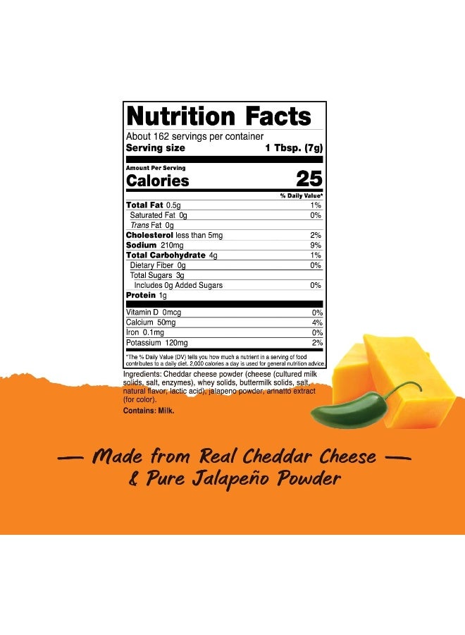 Nutricost Pantry Jalapeno Cheddar Cheese Powder - Image 2