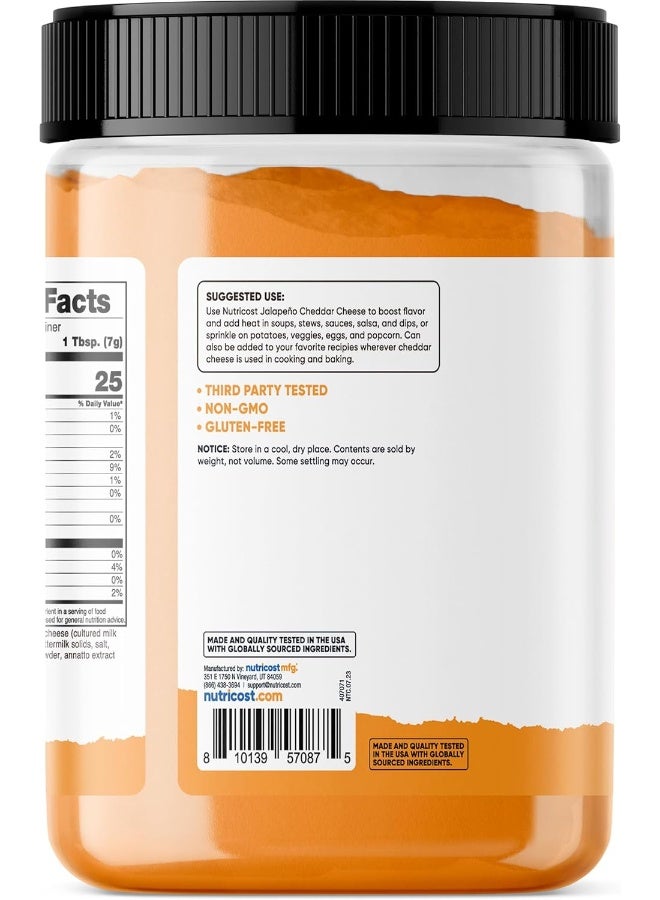 Nutricost Pantry Jalapeno Cheddar Cheese Powder - Image 5