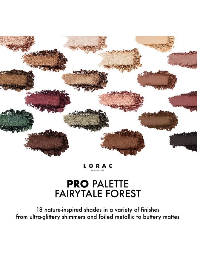 Lorac Pro Eyeshadow Palette Fairytale Forest | Matte & Shimmer Makeup | Glitter | Mirror Compact | Cruelty Free Gluten Free Vegan - Image 3