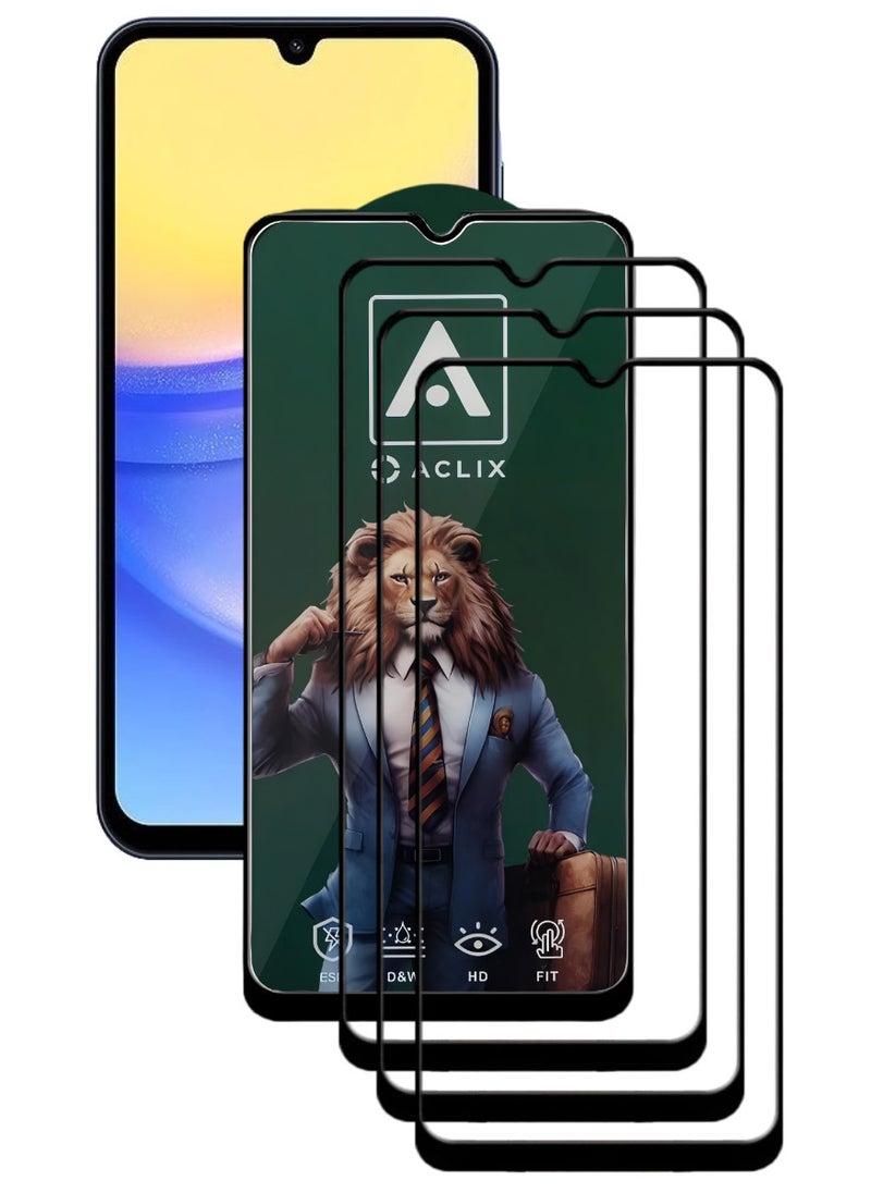 ACLIX 3 Pieces Antistatic ESD Dustproof Premium Quality High Definition Tempered Glass Screen Protector Designed For Samsung Galaxy A16 5G - Image 1