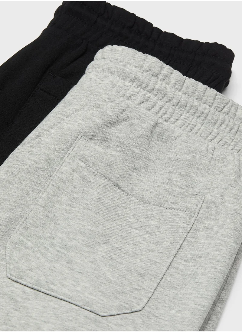 H&M 2 Pack Regular Fit Sweatshorts