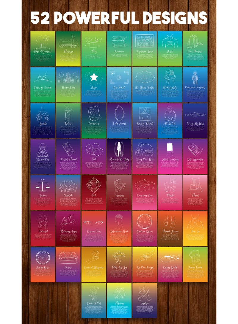 NIBEMINENT Mindful Messages Positive Affirmations Meditation Self Care Cards - Image 3