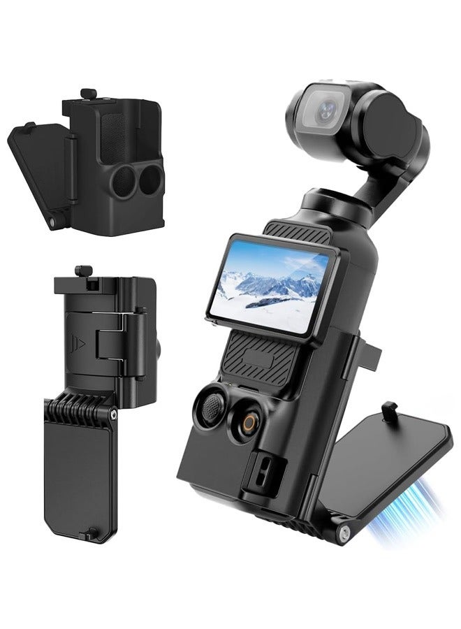 بشكل مختصر طقم حامل تركيب مغناطيسي ممتاز لحامل الجيب DJI Osmo Pocket 3 - حامل قابل للتعديل مع مشبك مشبك وحامل تركيب قابل للتوسيع وحامل تثبيت فائق الأمان مع ميزات محسنة - Image 1