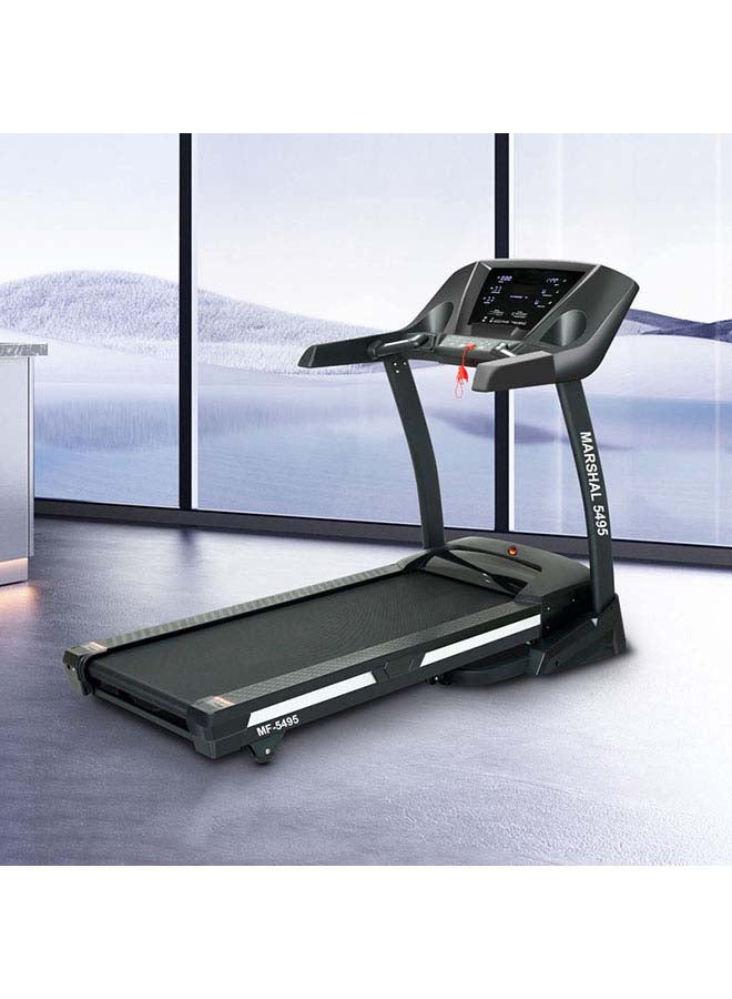 Marshal Fitness 7HP DC Motor Home Use Treadmill |Foldable Treadmill (4.5Hp Peak DC Motor), Speed 1-20Km/h, Auto Incline 20%, 150kg Max User Weight - Treadmill For Home Gym & Semi Commercial Use With Bluetooth Speaker - Image 2