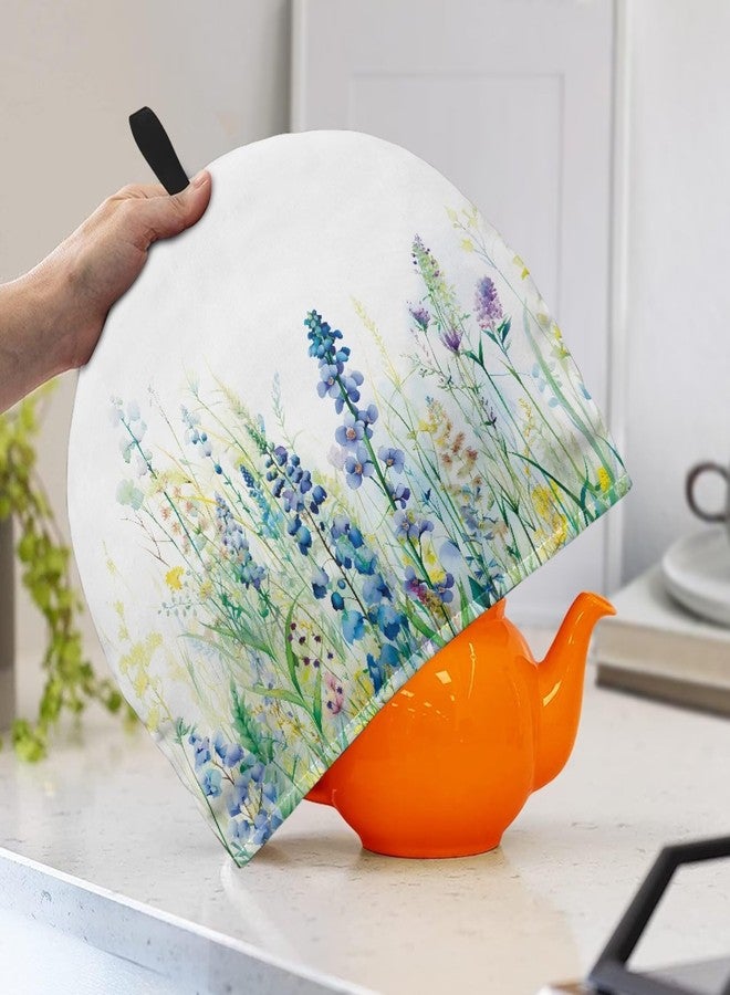 Rerteryuro Floral Large Tea Cozy for Teapot Teapot Warmer Cover Foldable for Kitchen Accessory Decorative - Image 2