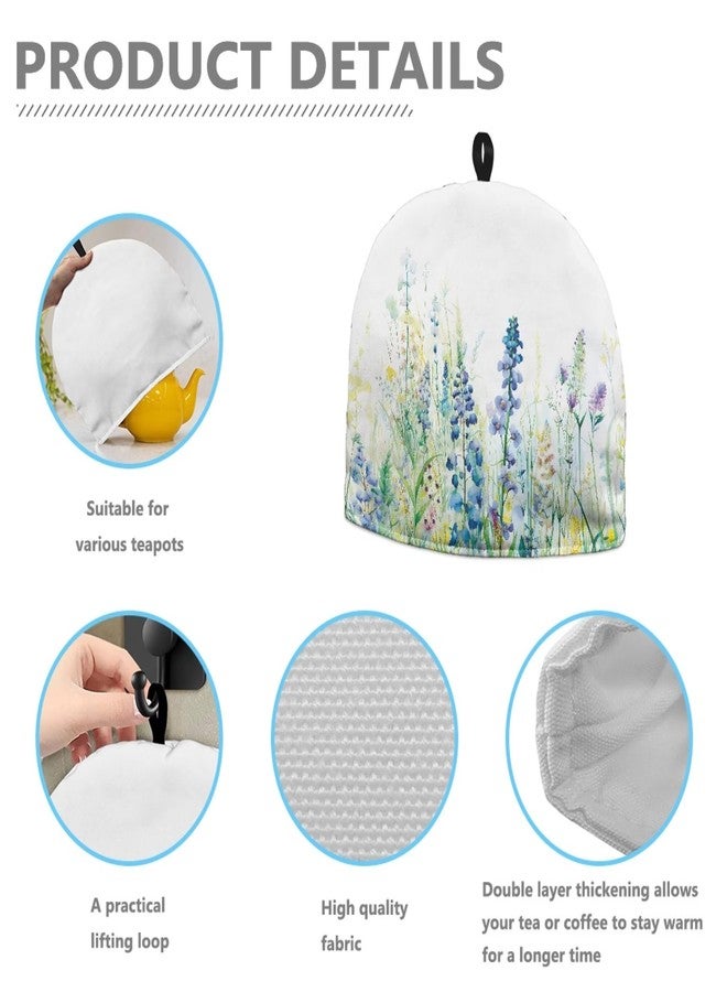 Rerteryuro Floral Large Tea Cozy for Teapot Teapot Warmer Cover Foldable for Kitchen Accessory Decorative - Image 3
