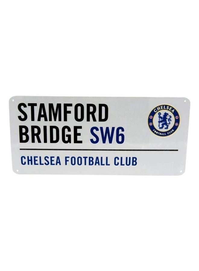 تشيلسي لوحة شارع معدنية لنادي Chelsea FC - Image 1