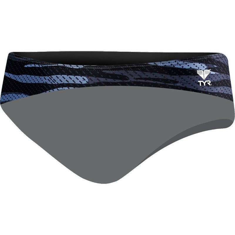 TYR Boys In Alliance Racer Swim Active 30 ( Anthracite/ Titanium ) - Image 2