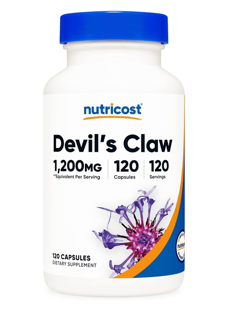 Nutricost S Claw 1200 Mg Equivalent 120 Capsules - Image 1