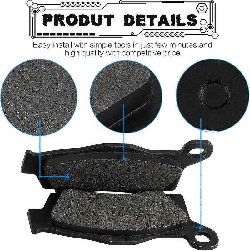 LOCOPOW Brake Pads for Can-Am 4x4 Outlander and Renegade Models - Image 3