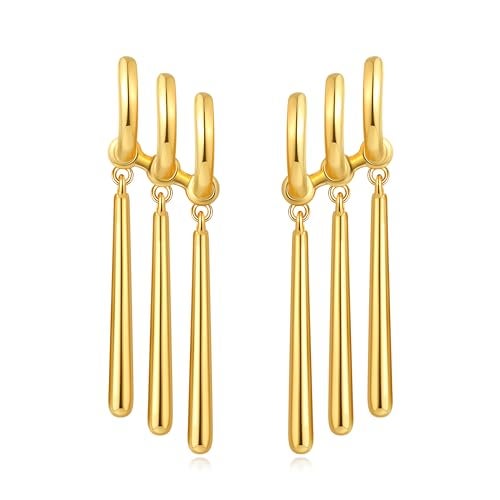 EXPHAIN Zoro Anime Earrings For Women Men Zoro Cosplay-Just One Ear Piercing- Figure Earrings For Anime Lovers (Gold) - Image 1