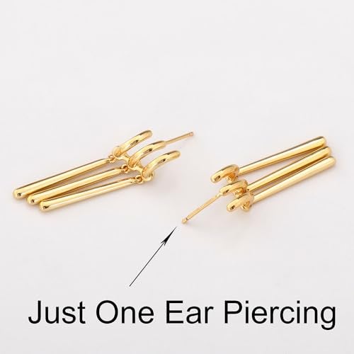 EXPHAIN Zoro Anime Earrings For Women Men Zoro Cosplay-Just One Ear Piercing- Figure Earrings For Anime Lovers (Gold) - Image 2