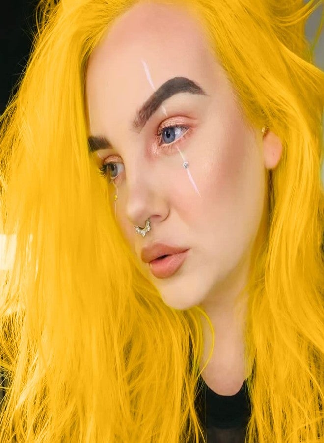 مانيك بانيك صبغة شعر شبه دائمة من مانيك بانيك كلاسيك صن شاين - صبغة شعر صفراء دافئة بلون عباد الشمس للنساء والرجال تدوم من 4 إلى 6 أسابيع - نباتية، خالية من الأمونيا ولم يتم اختبارها على الحيوانات - ابتكر وامزج درجات لونية مخصصة (4 أونصة) - Image 5