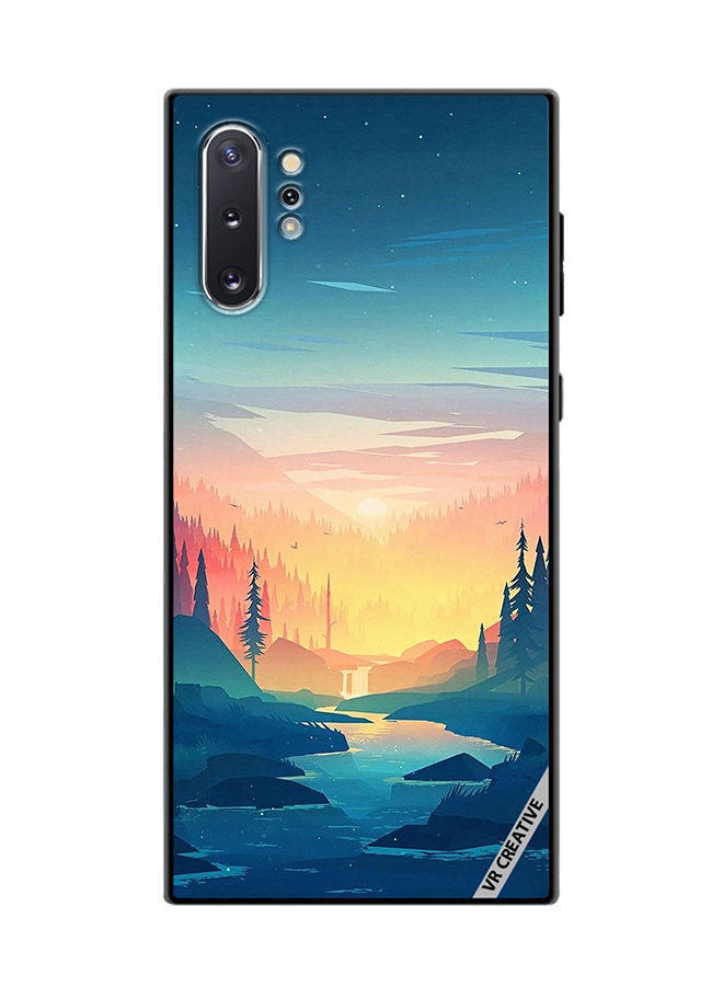 VR CREATIVE Protective Case Cover For Samsung Galaxy Note10 Plus 5G Sunrise Scenery Design Multicolour - Image 1