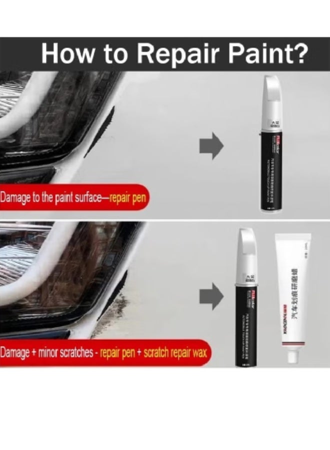 Fuji Car Paint Repair Pen | Quick Scratch Remover & Touch-Up Paint Fixer for Cars – White - Image 4