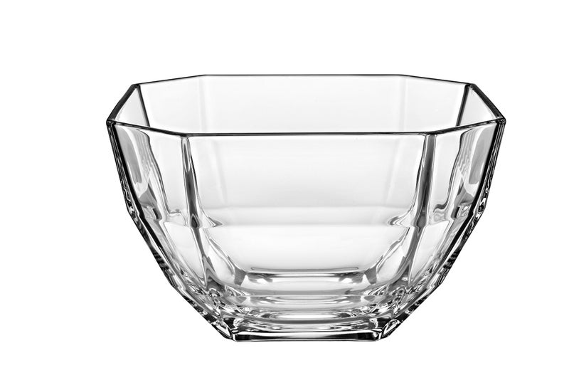 Barski European Glass Deep Octagon Serving Bowl Salad bowl Mixing Bowl 85 D 110 oz Made in Europe