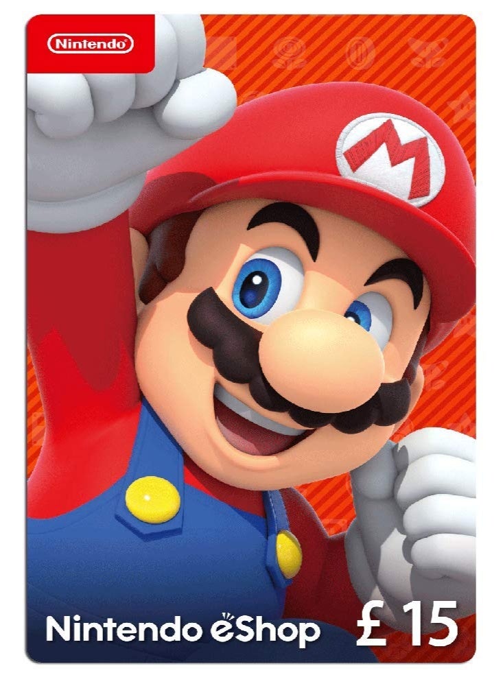 Nintendo eShop UK Gift Card £15 Digital Code