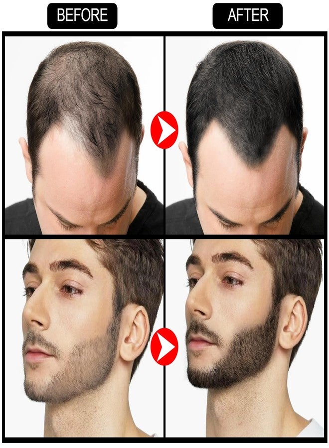 GEUUFEA Beard Pen Filler Styling Kit for Men, 4-tip Beard Filler Pencil (Black, Soft Cotton Tip, Long Lasting Waterproof, Beard Stick Beard Shadow, Beard Shaping Tool for Hairline and Beard Fillers - Image 2