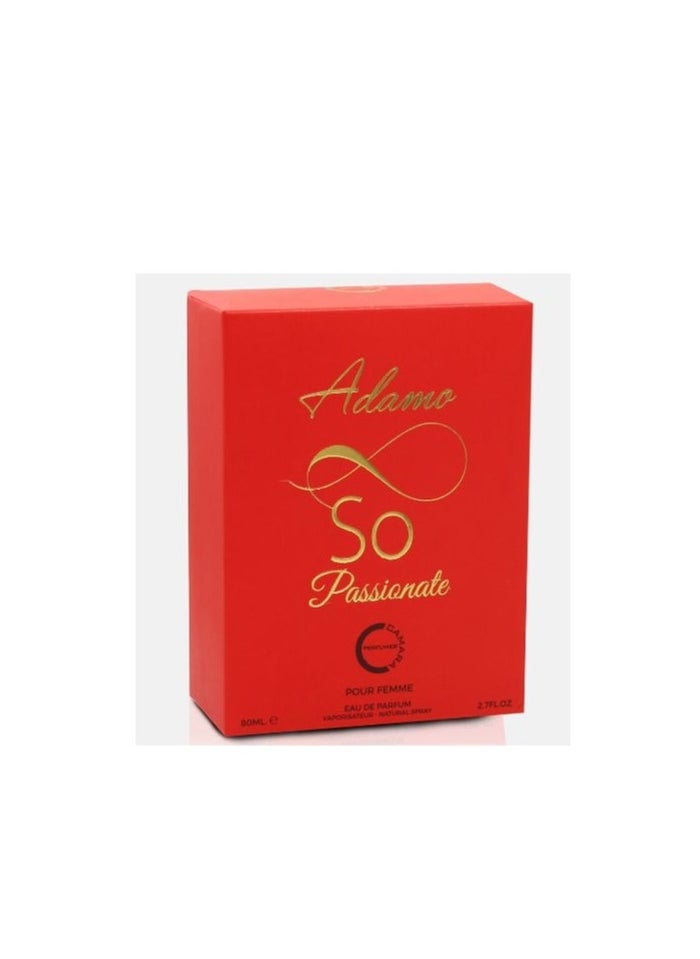 Camara - Adamo So Passionate EDP For Women 80ml - Image 1