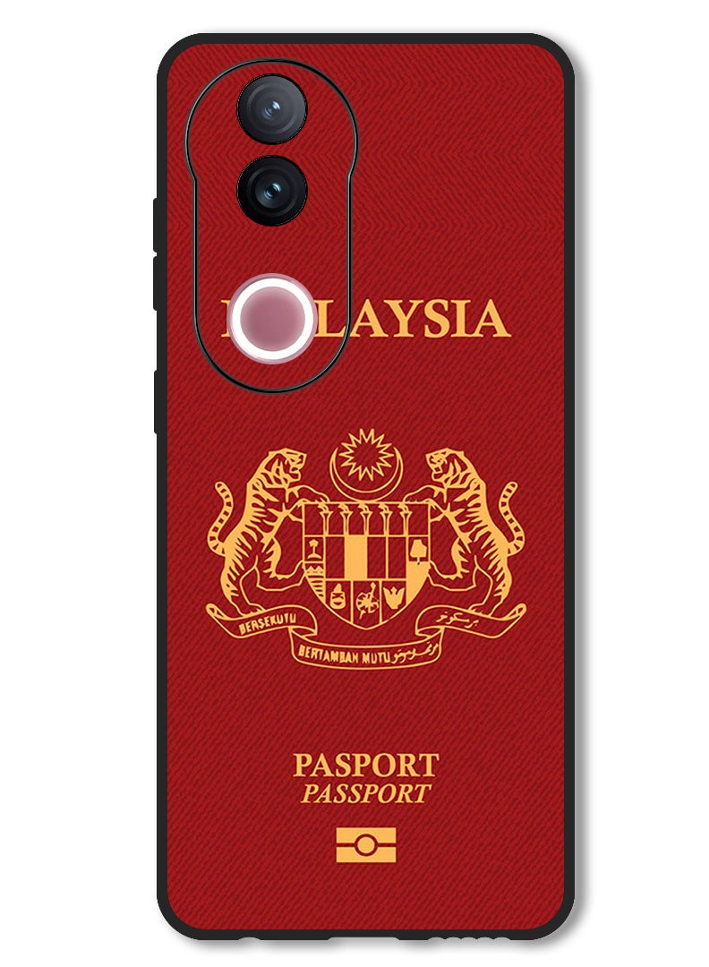 Theodor Case Compatible with Vivo V50 Protection Shockproof Bumper Cover Malaysia Passport - Image 1