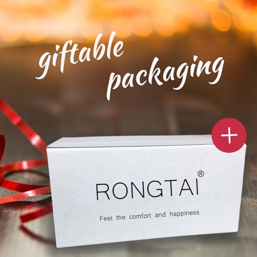 RONGTAI روب الحمام النسائي من رونغتاي، فليس دافئ وطويل (XX-Large، وردي) - Image 5