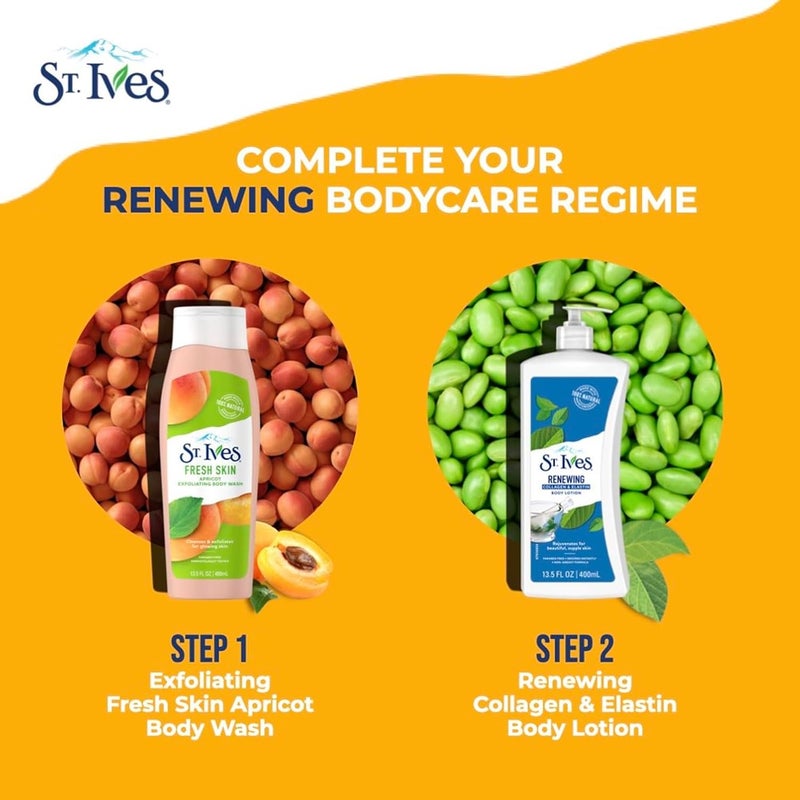 St. Ives Renewing Collagen & Elastin Body Lotion with Soybean Oil - 621ml - Image 4