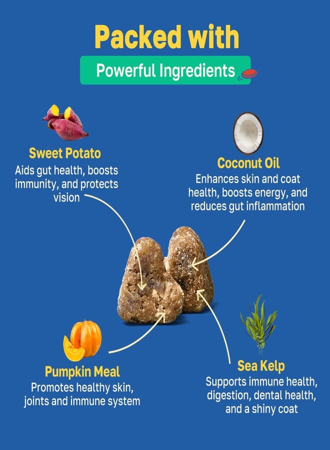 Happy Paws Scoot Stop Supplement for Dogs, Anal Gland Chew & Digestive Health Support for Dogs of All Breeds & Ages, Vegan Chicken Flavor, 100 Soft Chews - Image 3