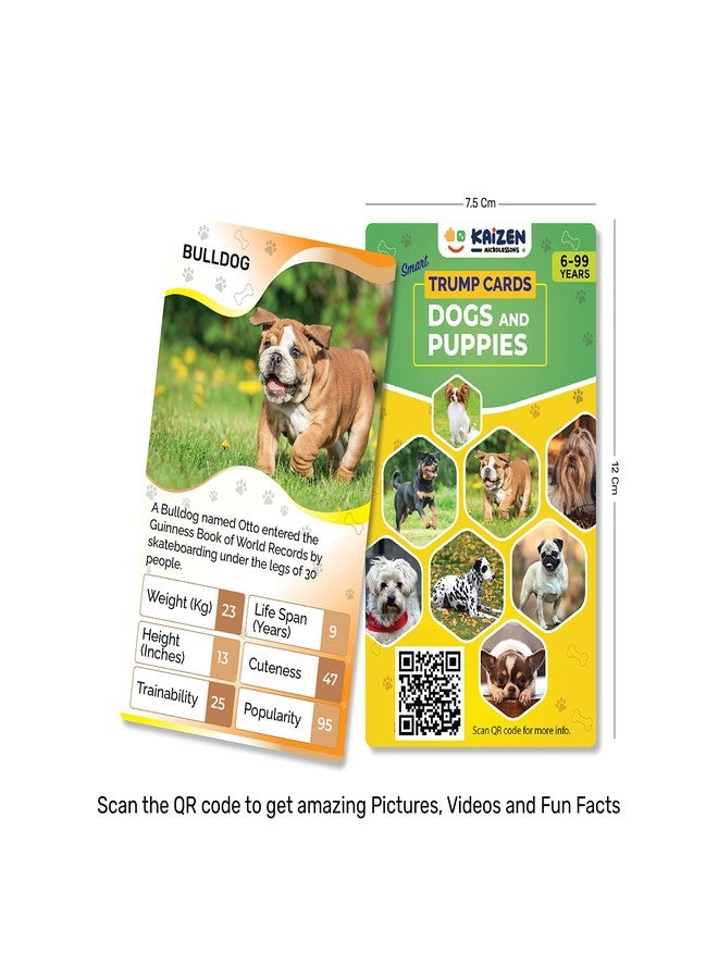 Kaizen MicroLessons Trump Card Game for Age 6-13. Pet Lovers Combo Dogs and Cats - Image 2