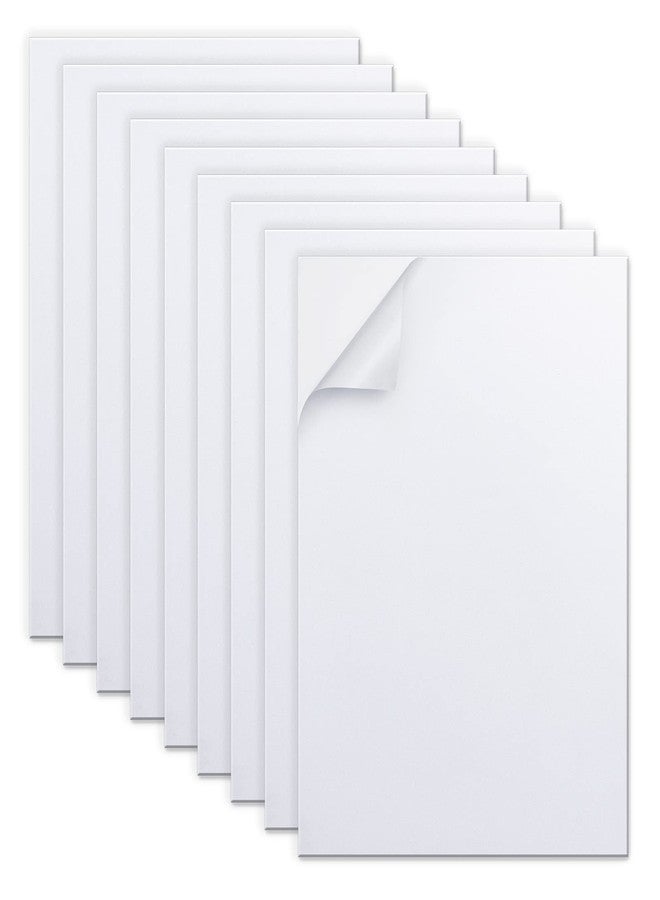 MEARCOOH Self Adhesive Foam Sheets, White 9x12 Inch 2mm Sticky Eva Foam Paper for Crafts Cardmaking Photo Frames Classroom Scrapbooking Christmas Crafts (White 10 Sheets) - Image 1
