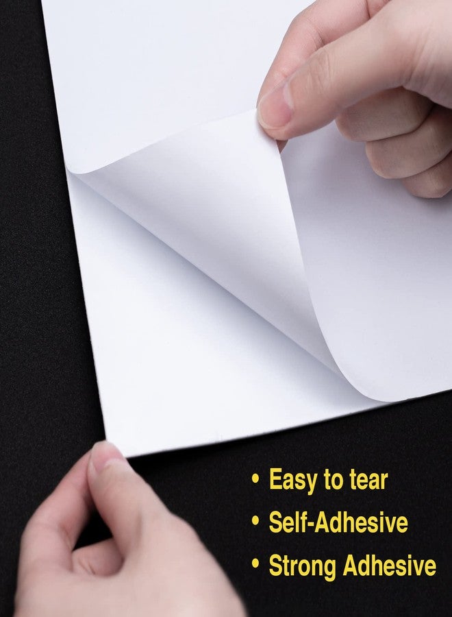 MEARCOOH Self Adhesive Foam Sheets, White 9x12 Inch 2mm Sticky Eva Foam Paper for Crafts Cardmaking Photo Frames Classroom Scrapbooking Christmas Crafts (White 10 Sheets) - Image 3
