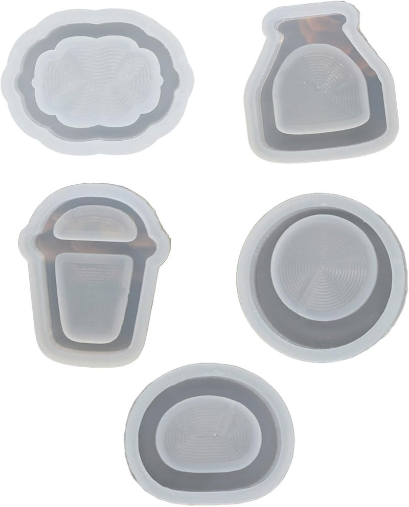 Photo Frame Round Ornament Resin Silicone Mold Woman Keychain Decorative Pendant Mold for - Image 4