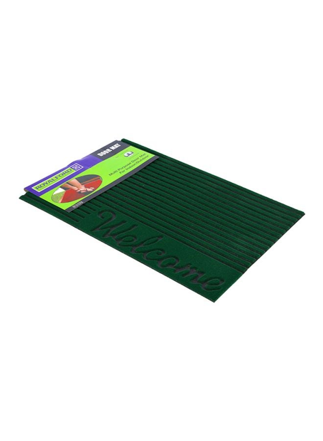 Royalford Welcome Themed Doormat Green 43.18x66cm - Image 1