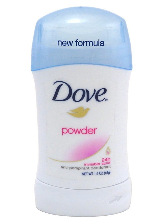 Dove Deodorant 1.6 Ounce Invisible Solid Powder (47ml) (6 Pack) - Image 1